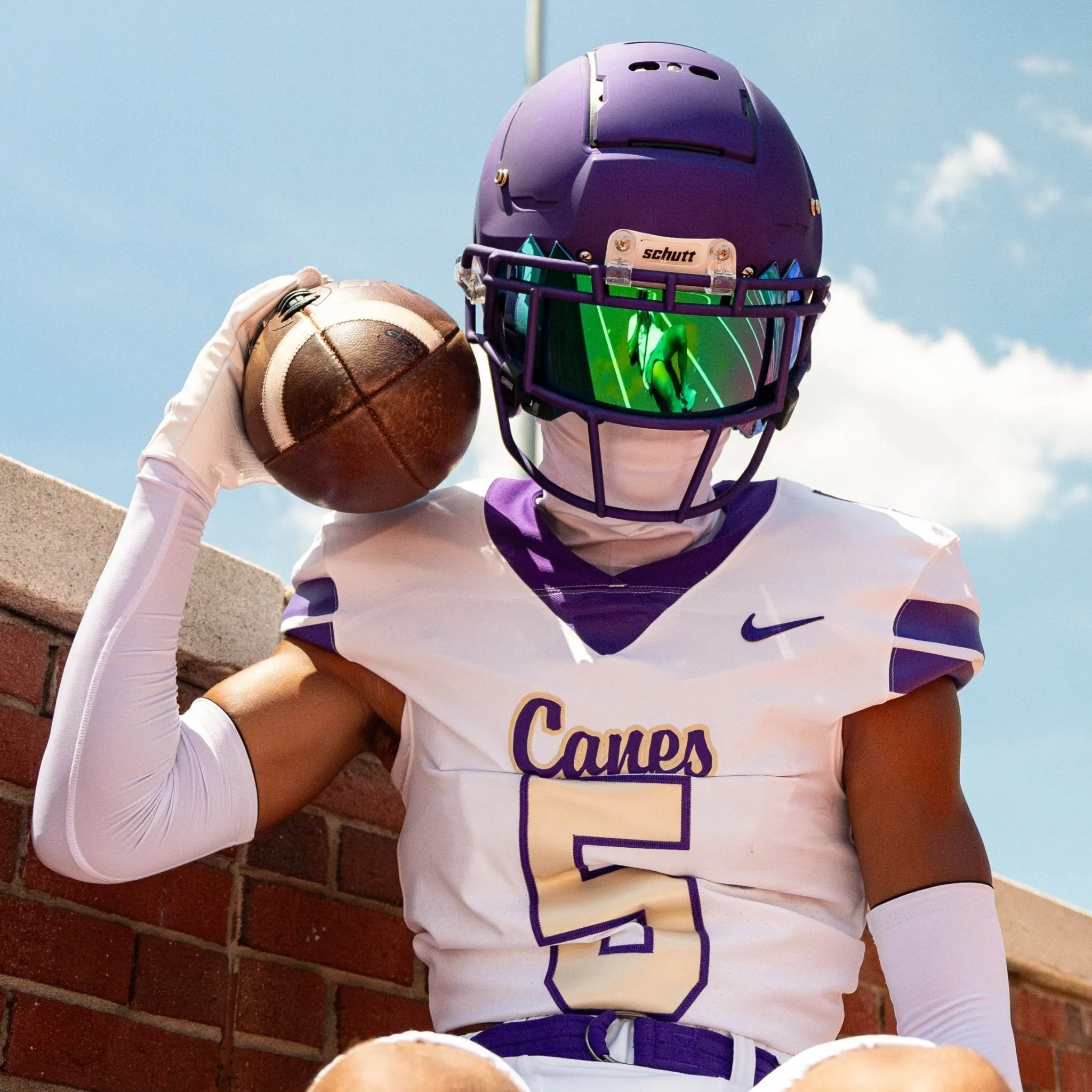 FOOTBALL VISOR 3.0 (GREEN)