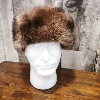 Fourrure (Furs) Audet Men's Fisher Aviator Fur Hat