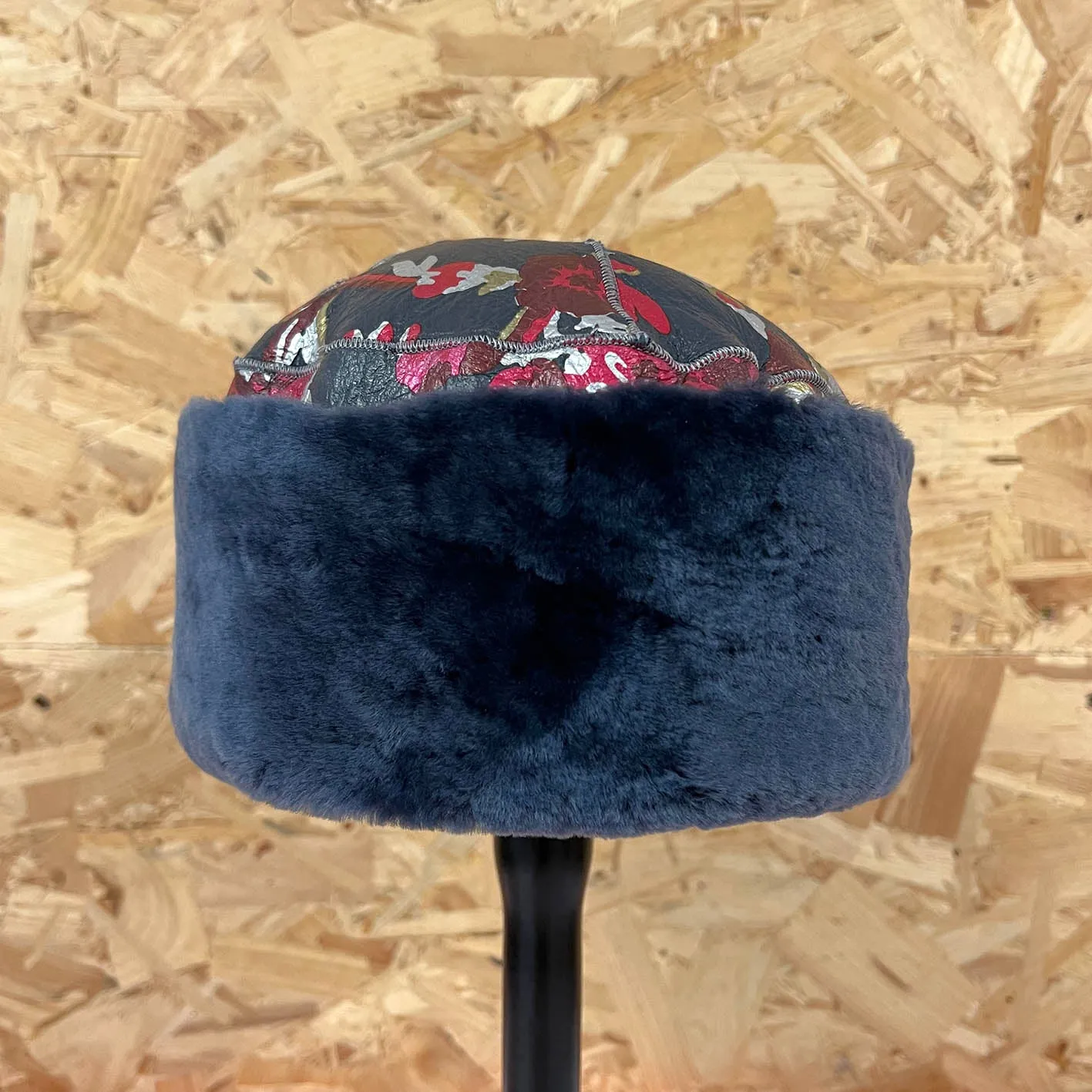 GAN REVERSIBLE HAT / TEAL FLORAL