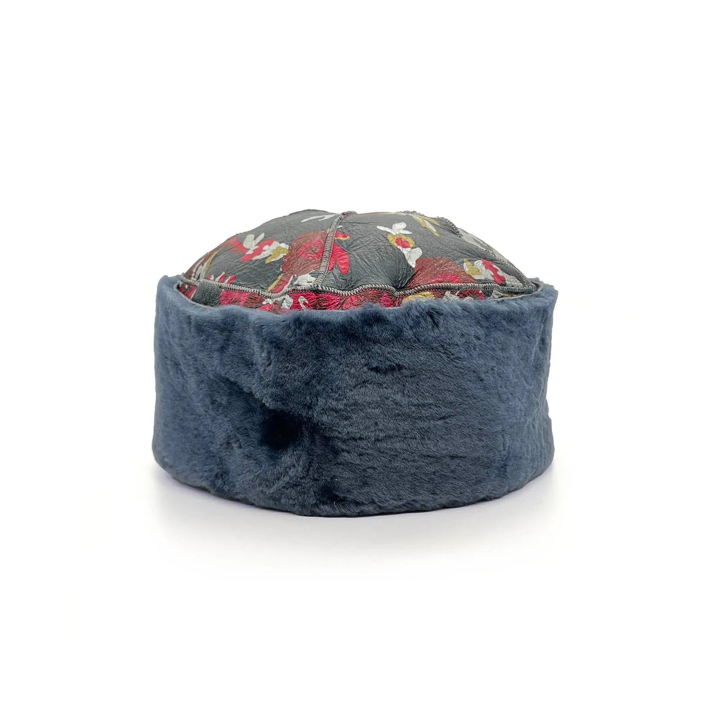 GAN REVERSIBLE HAT / TEAL FLORAL