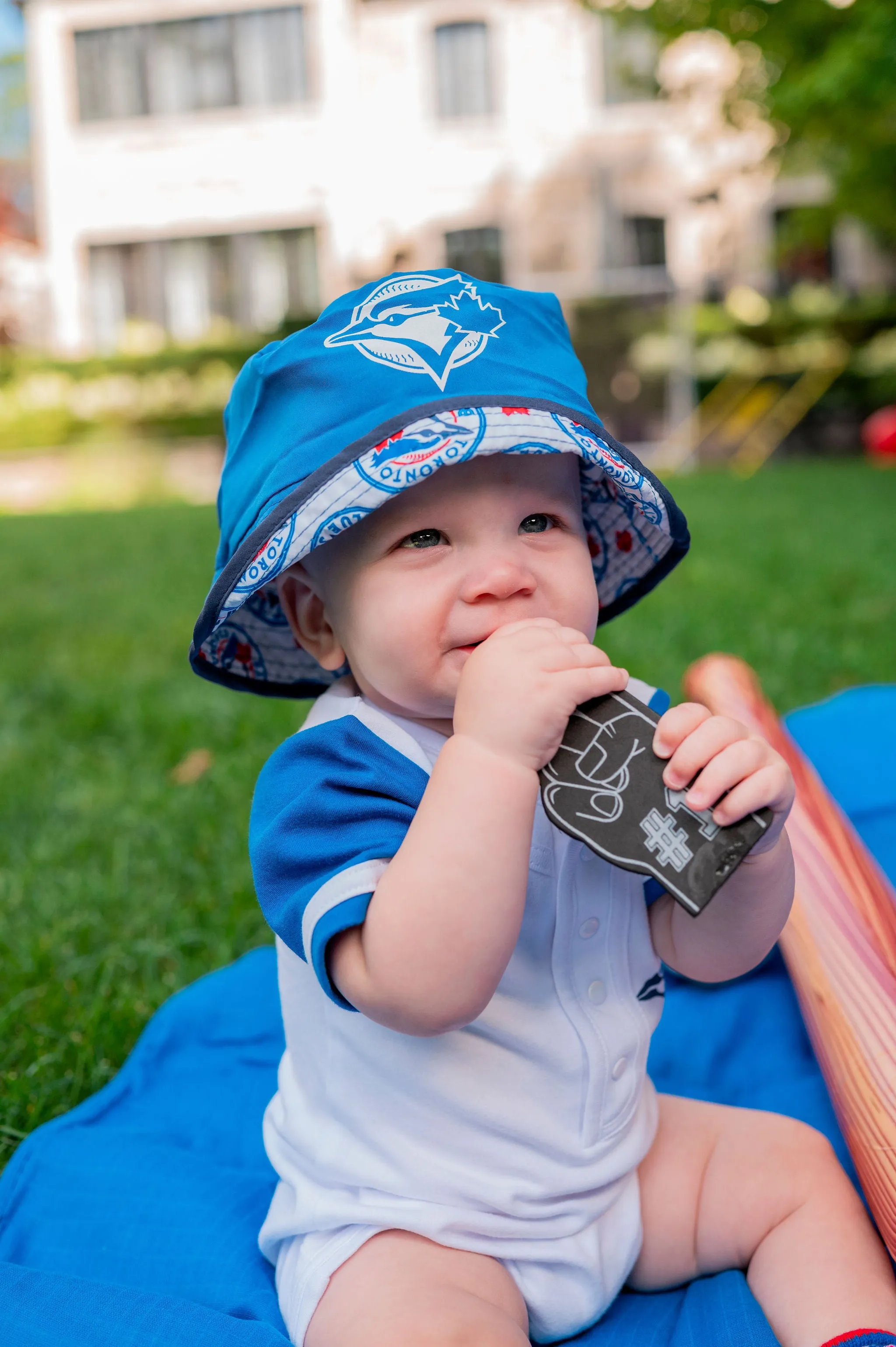 Gertex MLB Toronto Blue Jays Kids Reversible/Packable Bucket Hat