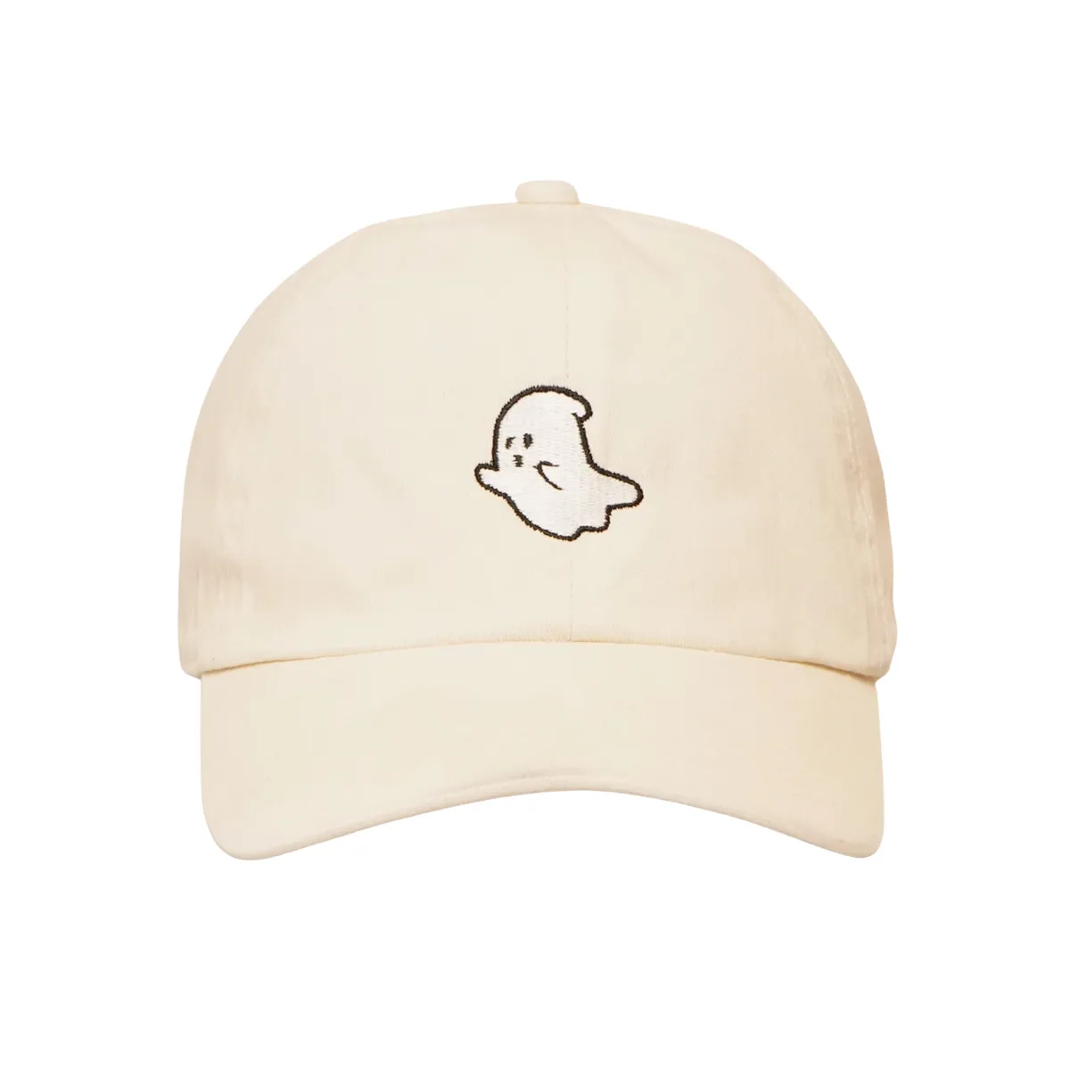 Ghost Embroidered Cotton Baseball Hats