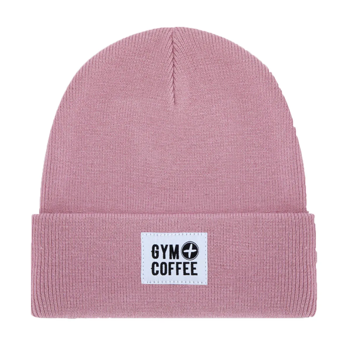 Gym Coffee Knit Beanie - Dusty Pink