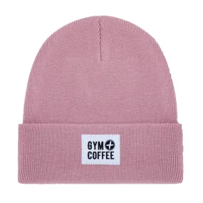 Gym Coffee Knit Beanie - Dusty Pink