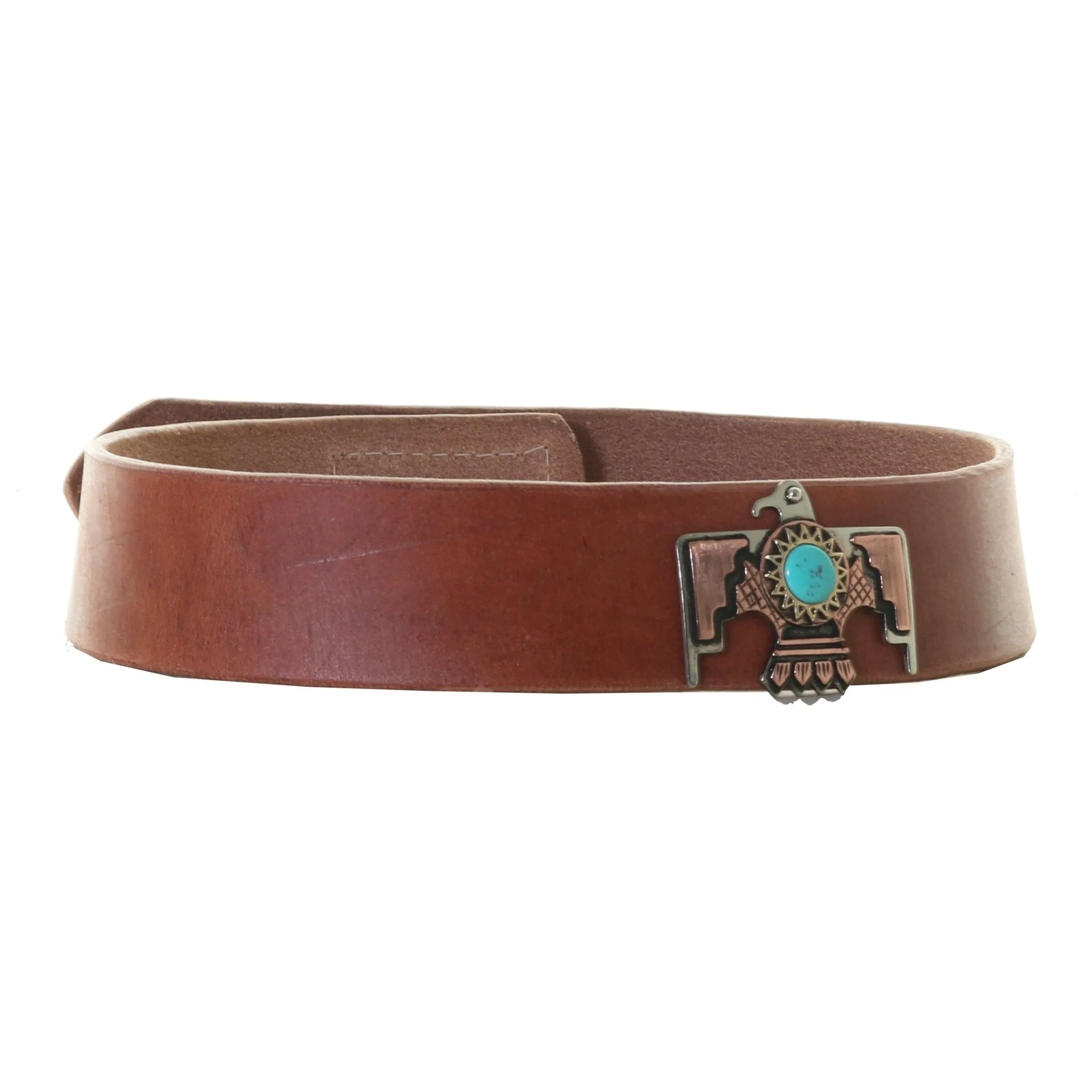 HATB30 - Harness Leather Concho Hat Band