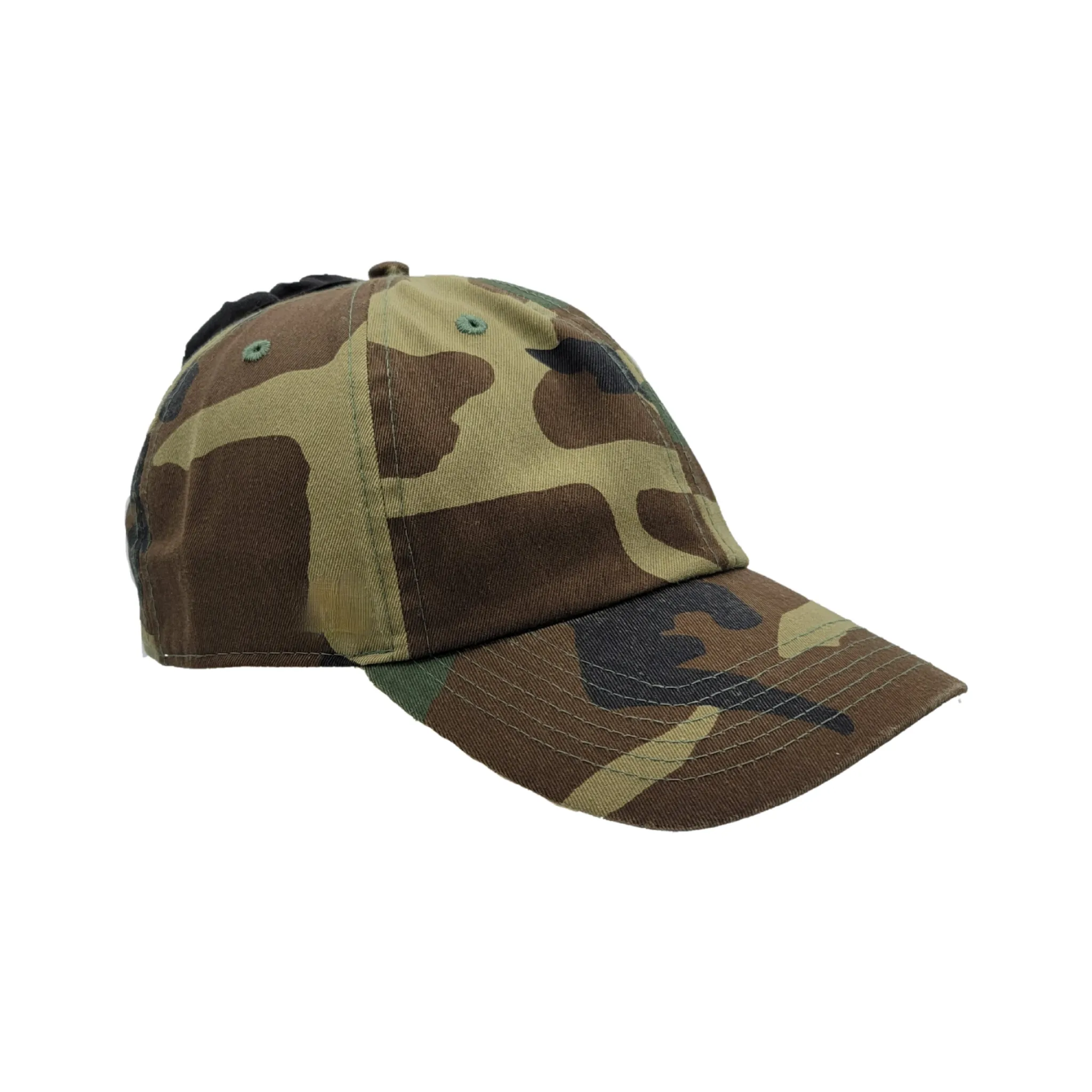 High Ponytail Camouflage Caps