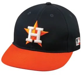 Houston Astros Road ADULT Poly CottonTwill Cap