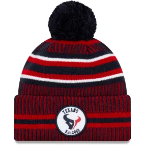 HOUSTON TEXANS 2019 SIDELINE CUFFED SPORT KNIT