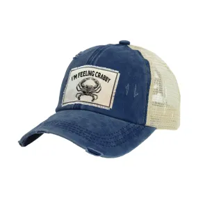 I'm Feeling Crabby - Vintage Distressed Trucker Adult Hat