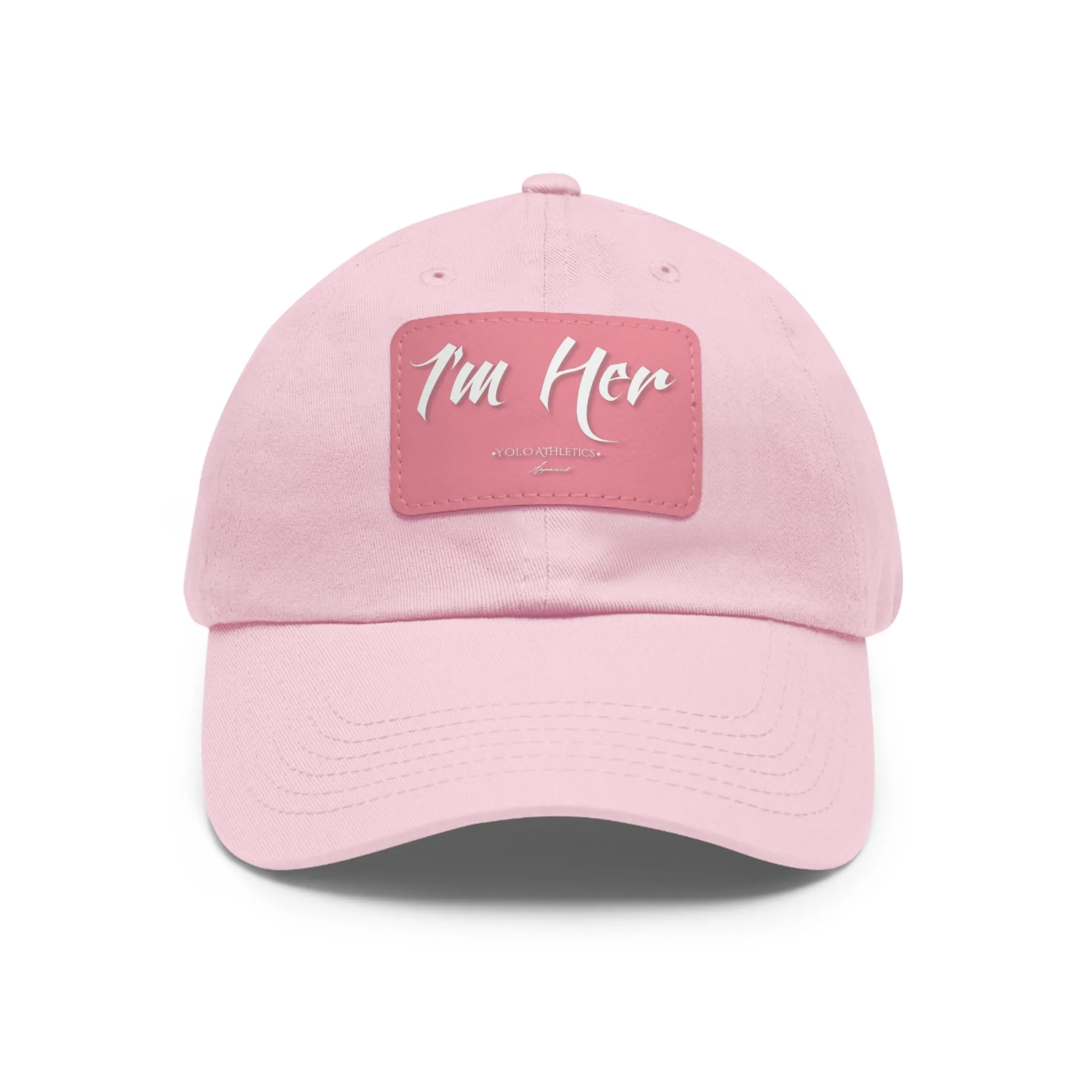 I'M HER Dad Hat with Leather Patch