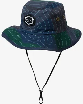 Island Hex Reversible Boonie Hat - Hawaii Topo Camo