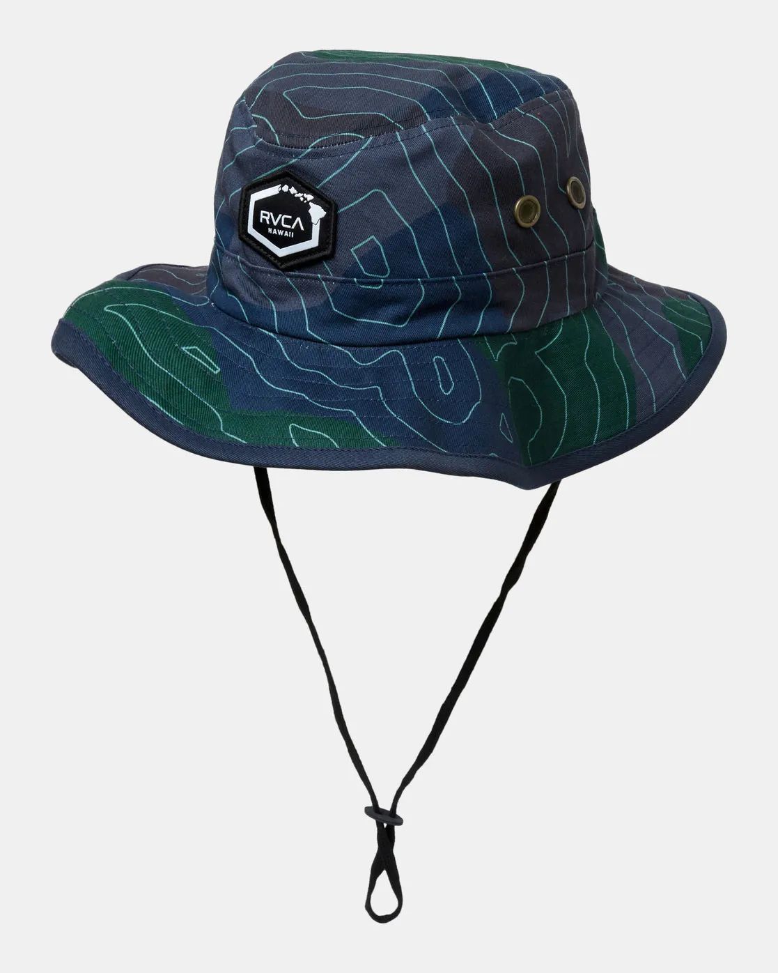Island Hex Reversible Boonie Hat - Hawaii Topo Camo