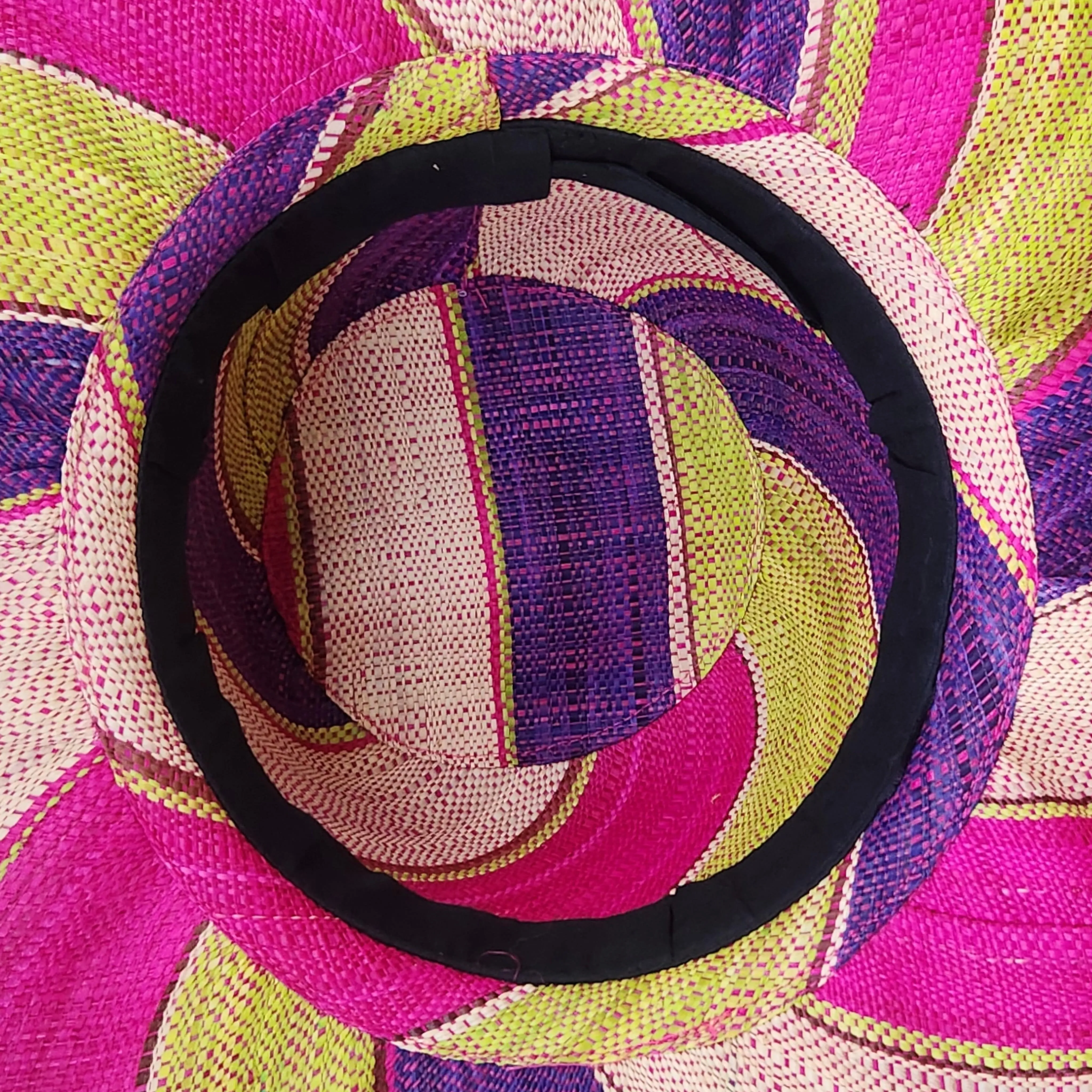 Jabulani: Madagsacar Big Brim Raffia Sun Hat