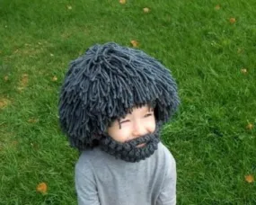Kids Bearded Hat Beanies | Winter Caps