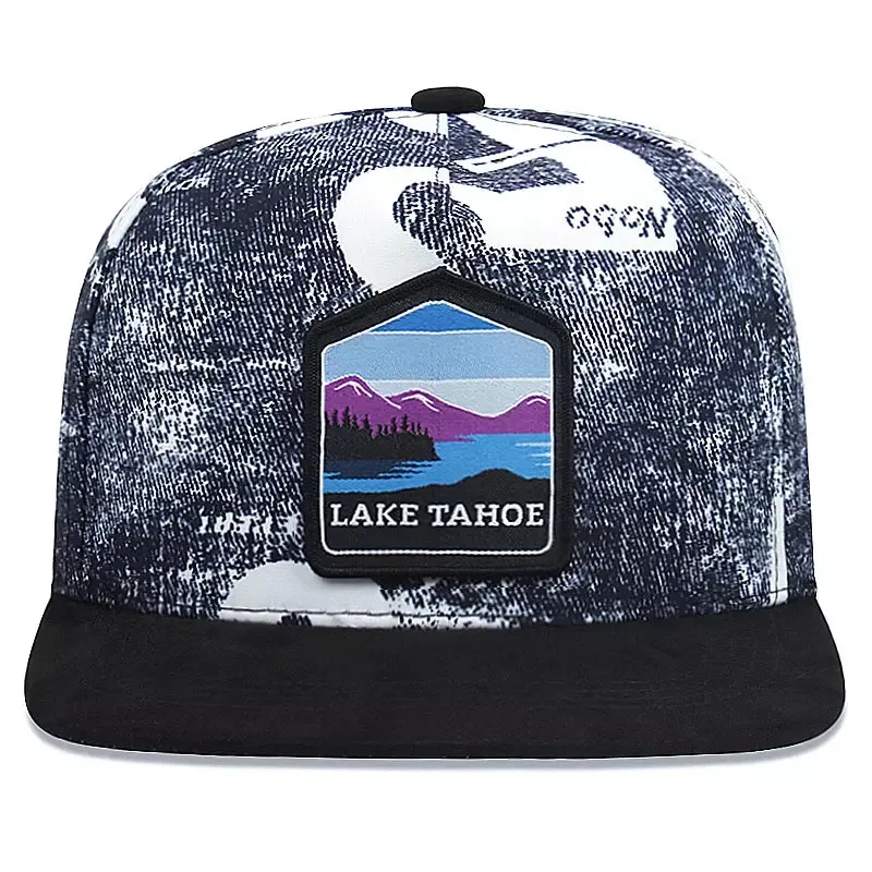 Lake Tahoe Cotton Snapback Cap
