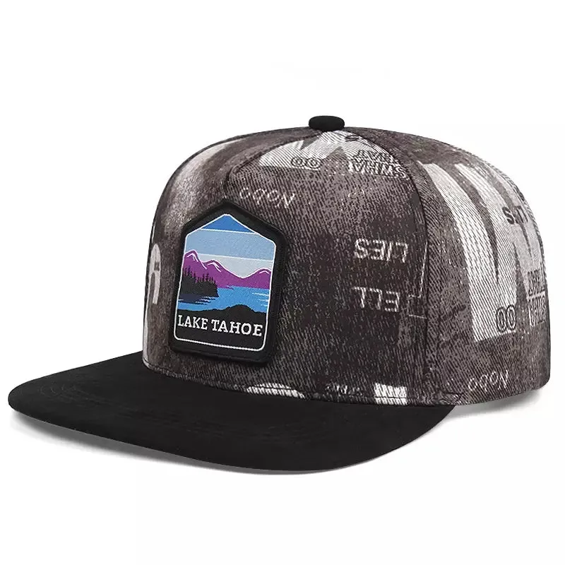 Lake Tahoe Cotton Snapback Cap