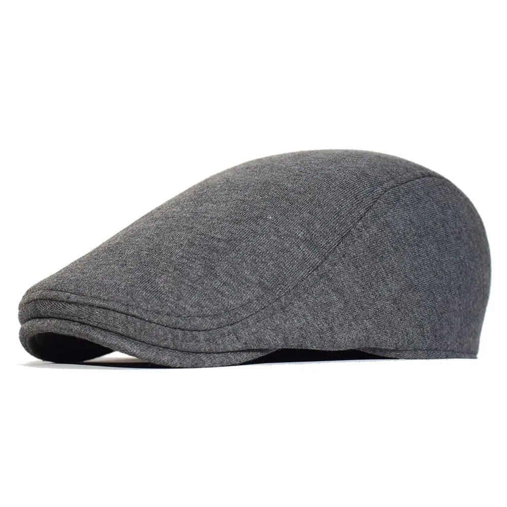 Leuven Plain Cotton Flat Cap