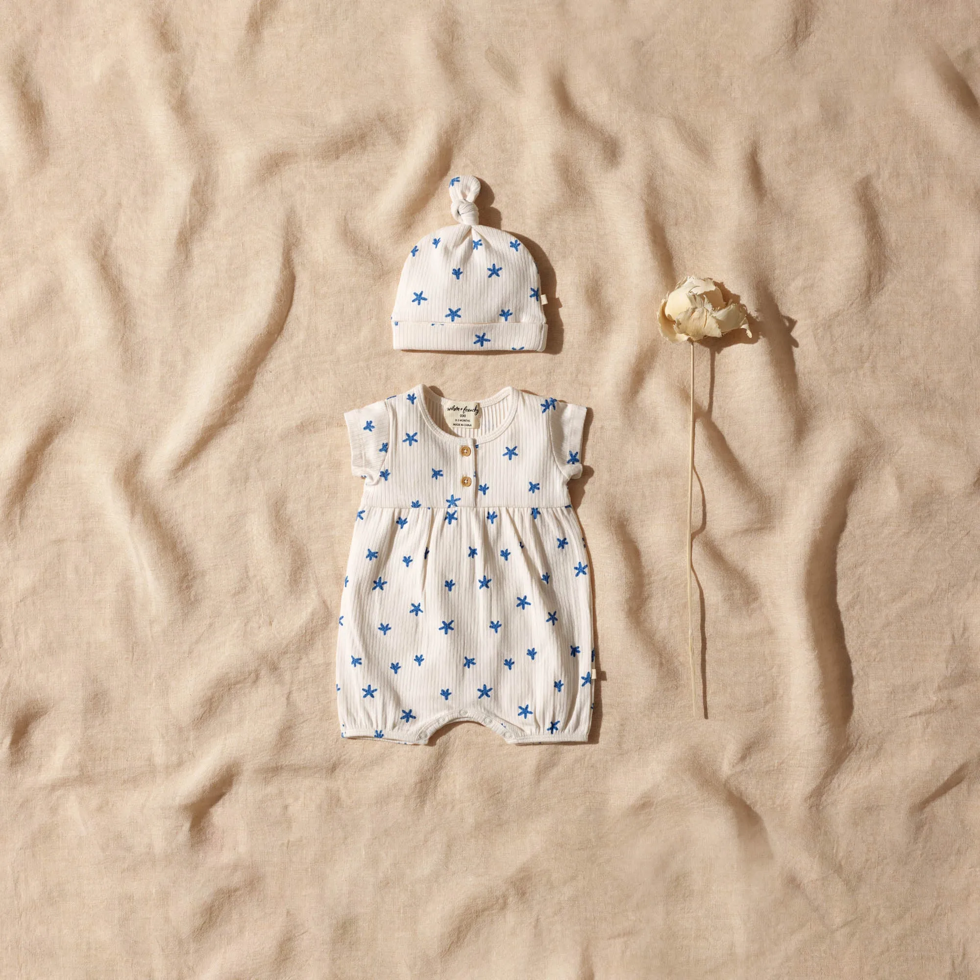 Little Starfish Organic Rib Knot Hat