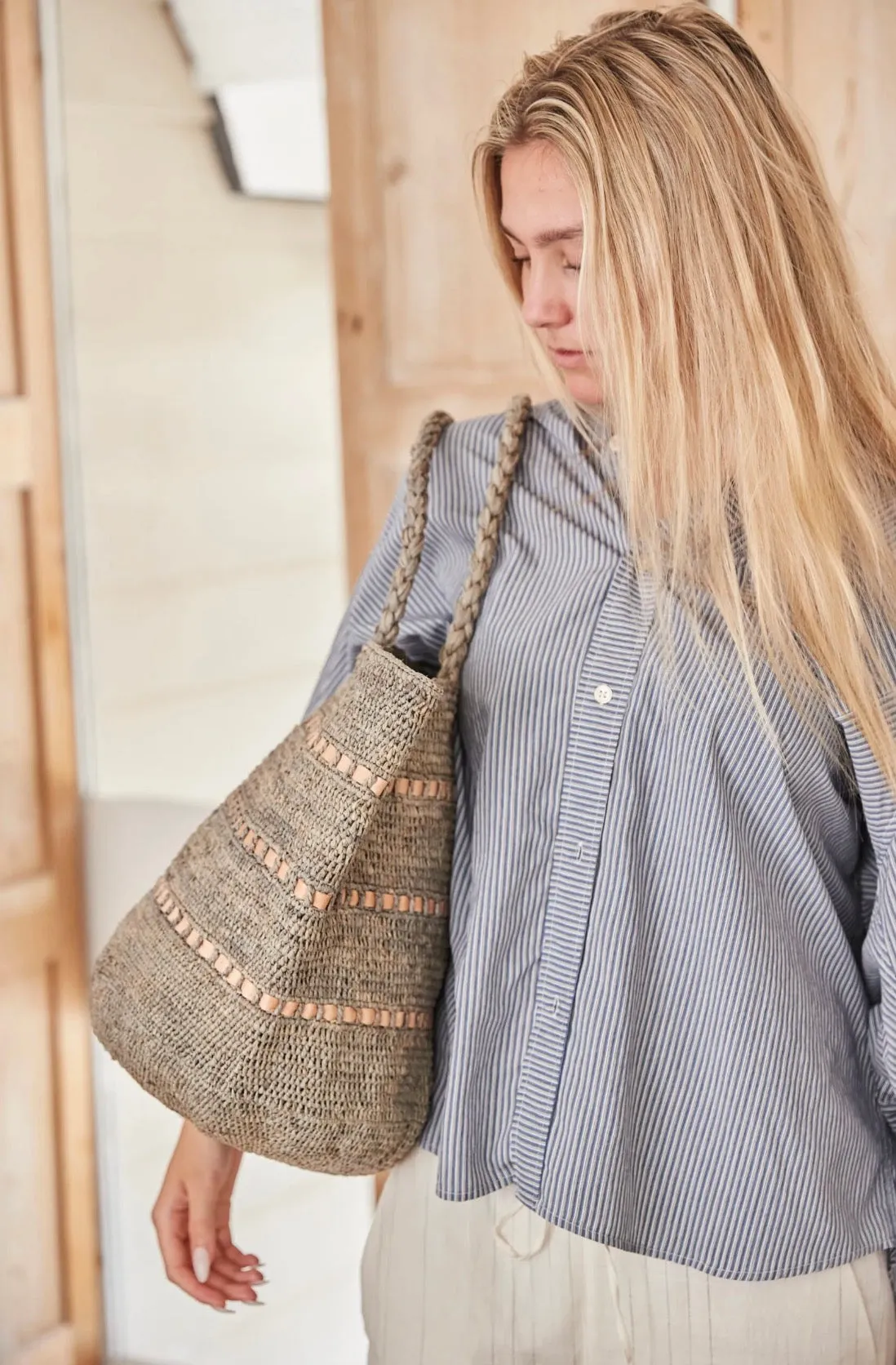 Made in Mada Alice 3 Lace Leather Bag