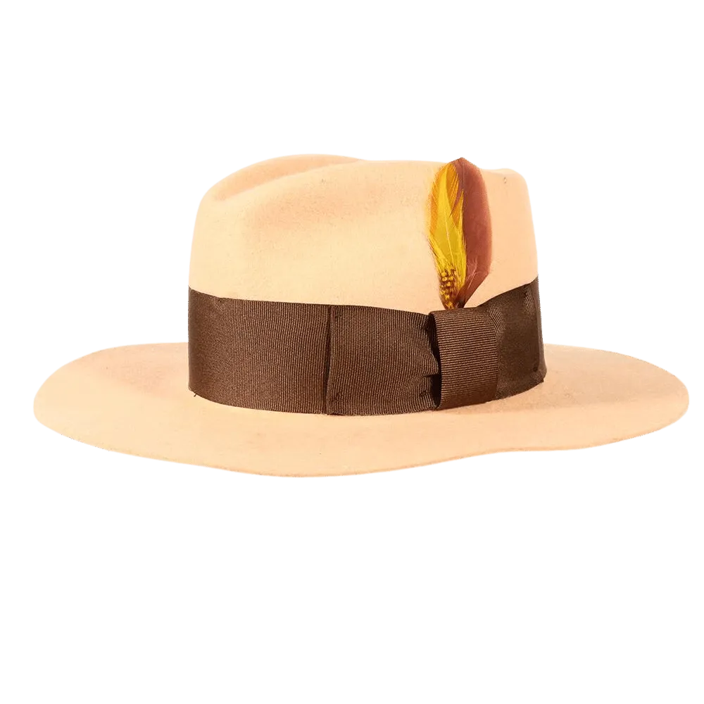 Men's Fur Felt Mr. Jones Hat - Camel