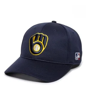 Milwaukee Brewers Home Adult Adjustable Cap