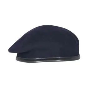 Navy Blue Silk Lined Army Beret