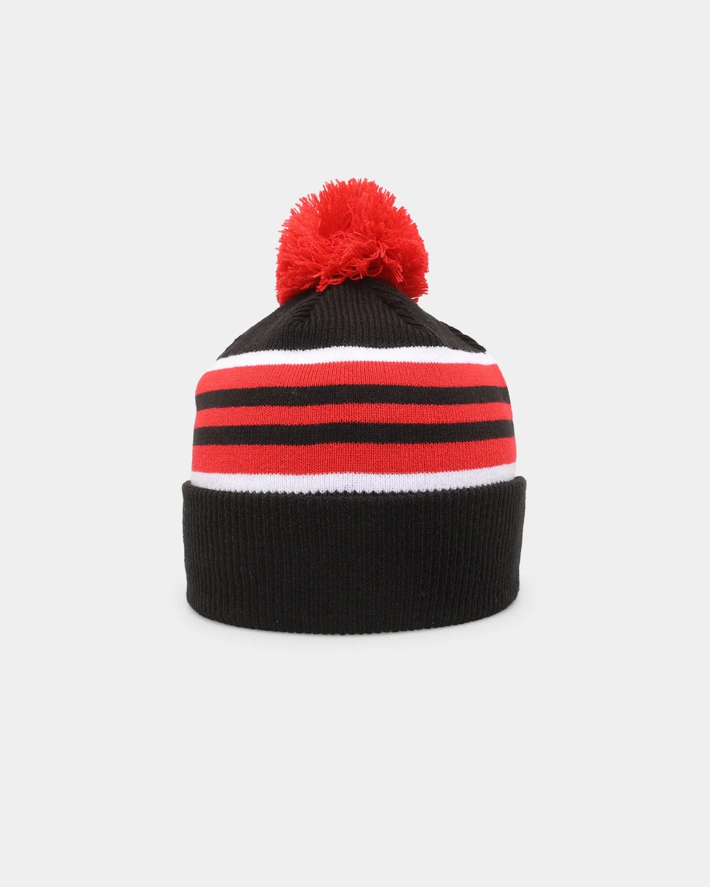 New Era Chicago Bulls Stripe Cuff Knit Medium Beanie Original Team Colours