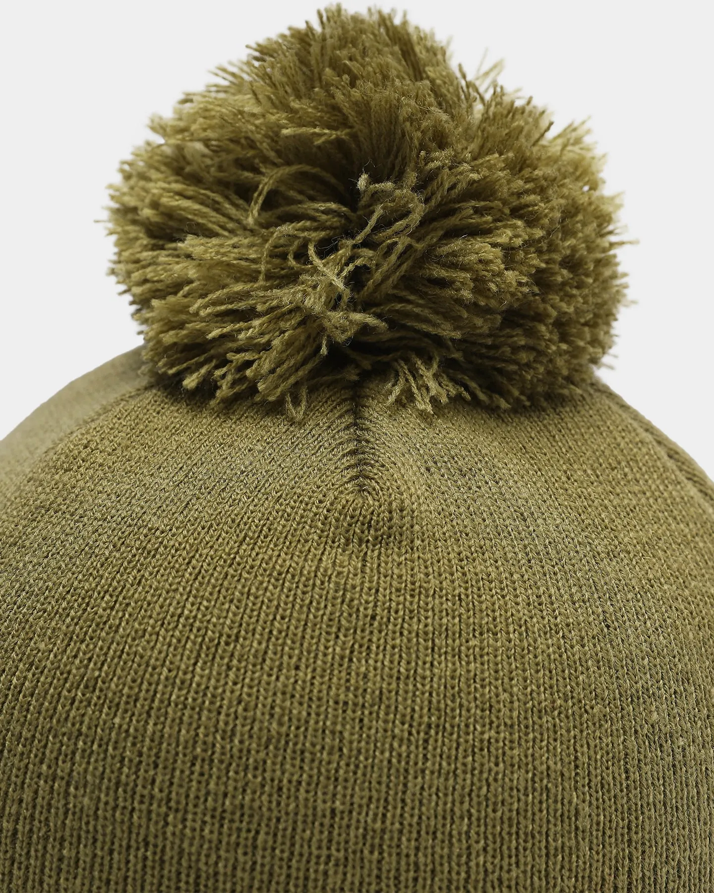 New Era New York Yankees Pom Knit Beanie Olive/Black