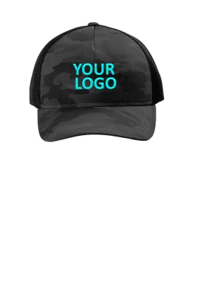 OGIO Fusion Custom Trucker Caps, Black Camo