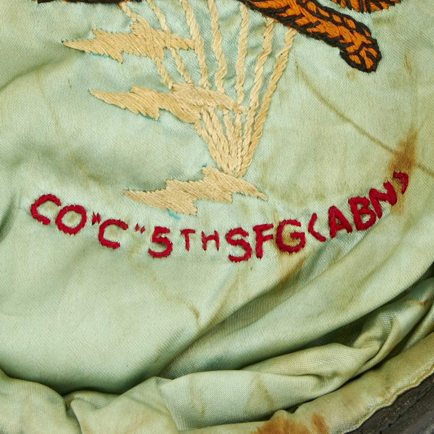 Original U.S. Vietnam War Named Company C 5th Special Forces Group Airborne Green Beret