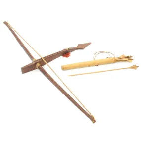 Original Vietnam War "Montagnard" Degar People Crossbow with Bolts - USGI Bring Back