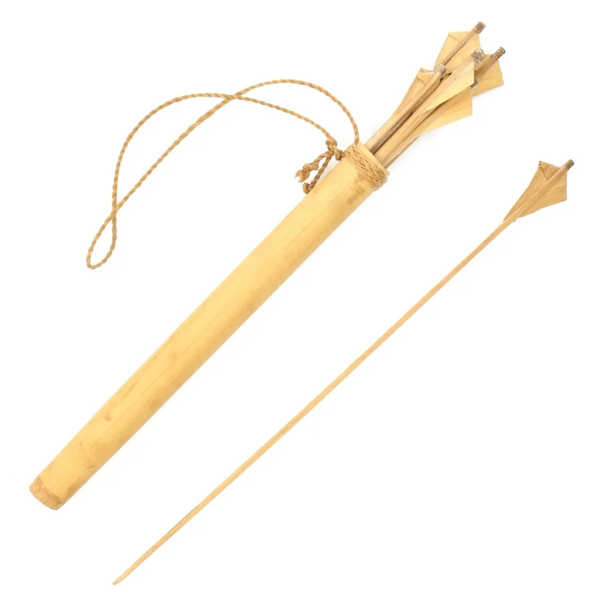 Original Vietnam War "Montagnard" Degar People Crossbow with Bolts - USGI Bring Back