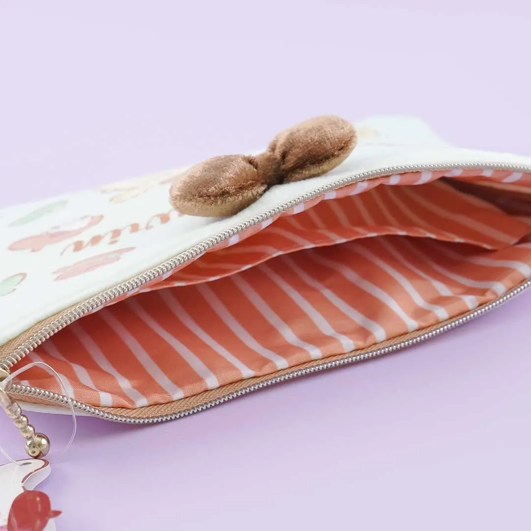 Pompompurin 25th Anniversary Hat Collection Fuzzy Pouch