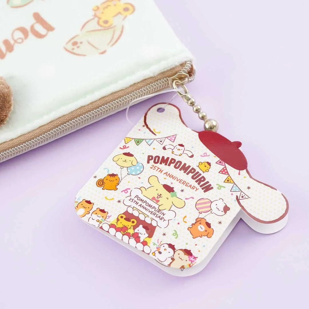 Pompompurin 25th Anniversary Hat Collection Fuzzy Pouch