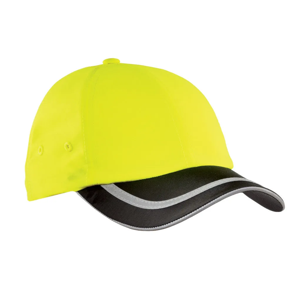Port Authority® Enhanced Visibility Cap - Safety Yellow / Black