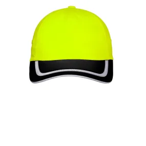 Port Authority® Enhanced Visibility Cap - Safety Yellow / Black