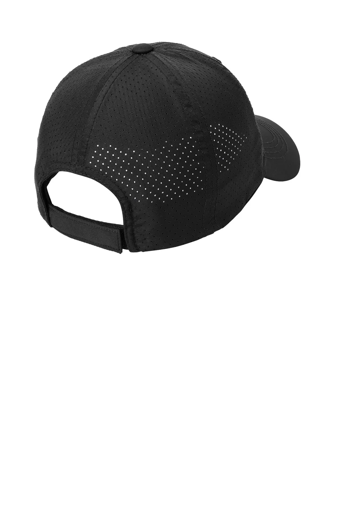 Port Authority Perforated Custom Caps, Black
