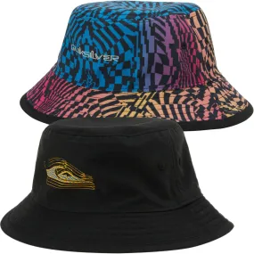 Quiksilver Kids Flipped Out Reversible Bucket Hat - Black