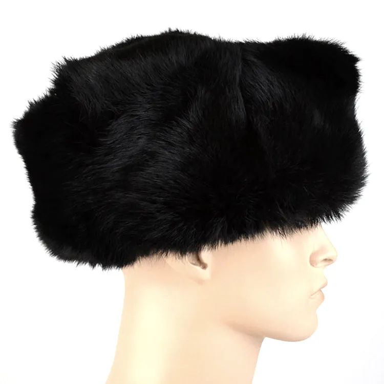 Real Fur Soviet Ushanka with Emblem