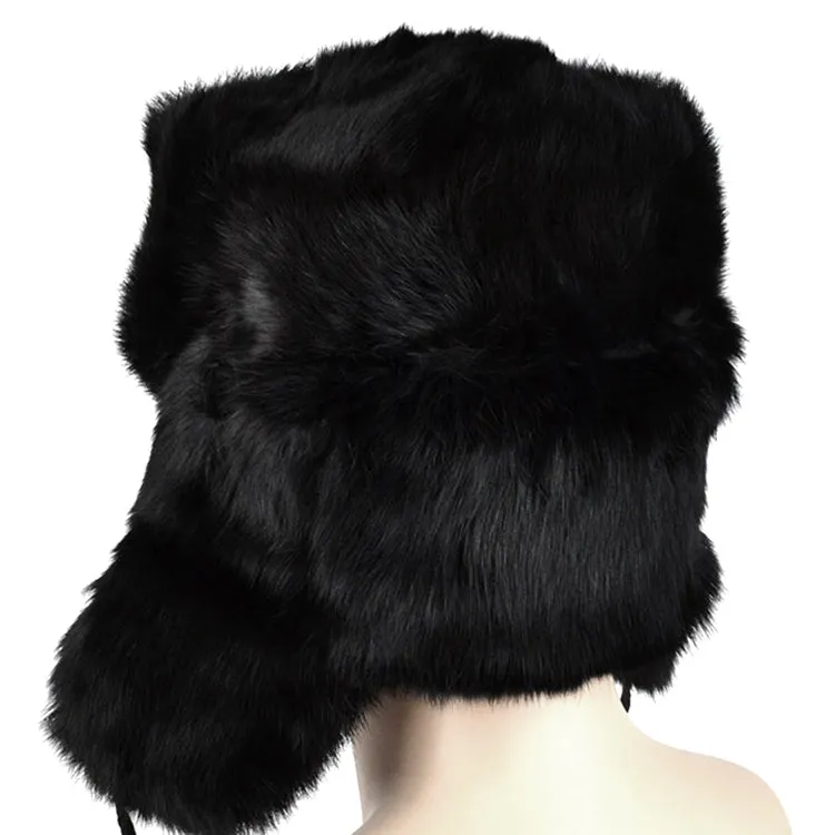 Real Fur Soviet Ushanka with Emblem
