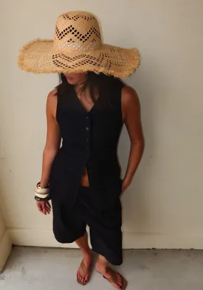 RESORT HAT RAFFIA