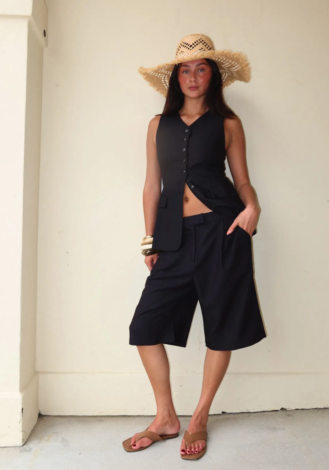 RESORT HAT RAFFIA