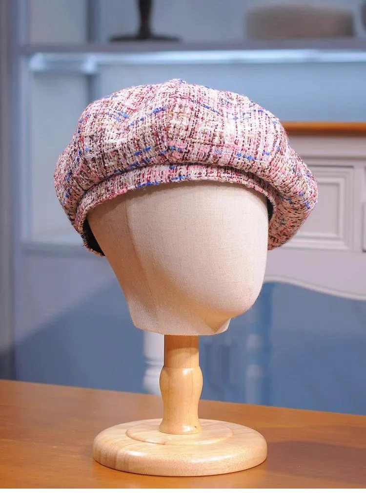 Retro Herringbone Gatsby Hat