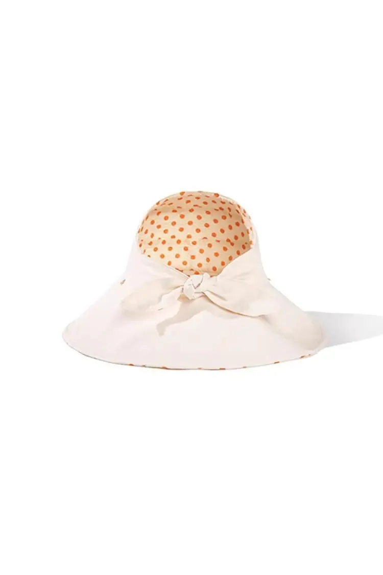 Reversible UPF50 Wrap-around Sun Visor with Bow