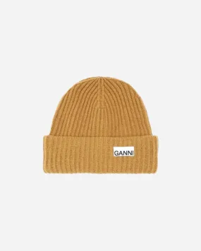 Rib Knit Beanie - Tiger's Eye