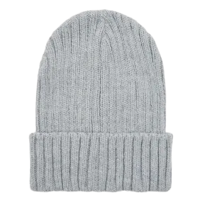 Ribbed Beanie Gray
