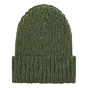Ribbed Beanie Green