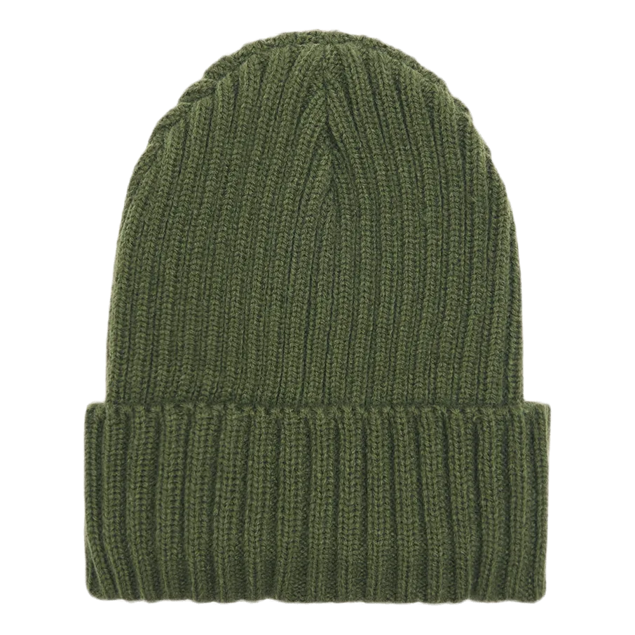 Ribbed Beanie Green
