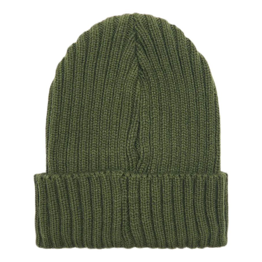 Ribbed Beanie Green
