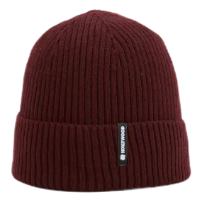 Ribbed Beanie Red
